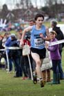 Euan Gilham (Scotland West) leads in the Under-15 Boys, McCain Inter Counties Cross Country, Cofton Park, Birmingham.